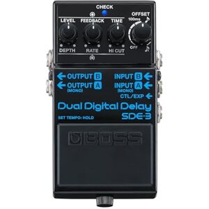 Boss SDE-3 Dual Digital Delay Pedal The Authentic Sound of the Legendary Roland SDE-300 Compact Pedal Versatile Modern Features Longer Delay Times Up To 1600msec MIDI/IO Connectivity Boss SDE-3 Dual Digital Delay Pedal The Authentic Sound of the Legendary Roland SDE-300 Compact Pedal Versatile Modern Features Longer Delay Times Up To 1600msec MIDI/IO Connectivity