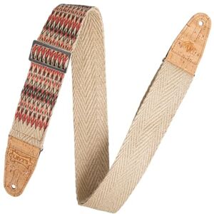 Levy's MH8P-006 Natural Hemp Webbing w Cork Ends and Pocket 2" Kedu Levy's MH8P-006 Natural Hemp Webbing w Cork Ends and Pocket 2" Kedu