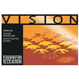 Thomastik single string for 4/4 violin Vision A-string plastic core, aluminum wound, strong Thomastik single string for 4/4 violin Vision A-string plastic core, aluminum wound, strong