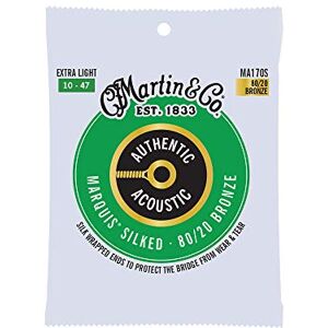 MARTIN MA170S Authentic Acoustic Marquis Silked 80/20 Bronze Extra Light ( 10-47 ) 41Y18MA170S MARTIN MA170S Authentic Acoustic Marquis Silked 80/20 Bronze Extra Light ( 10-47 ) 41Y18MA170S