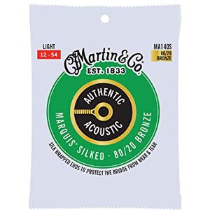 MARTIN MA140S Authentic Acoustic Marquis Silked 80/20 Bronze Light ( 12-54 ) MARTIN MA140S Authentic Acoustic Marquis Silked 80/20 Bronze Light ( 12-54 )
