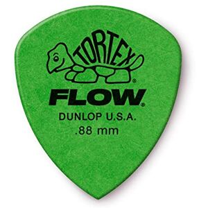 Dunlop Tortex Flow Standard .88mm Guitar Picks (558R.88), Green Dunlop Tortex Flow Standard .88mm Guitar Picks (558R.88), Green