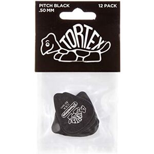 Dunlop 488R50 .50mm Tortex Pitch Black Guitar Picks, 72-Pack Dunlop 488R50 .50mm Tortex Pitch Black Guitar Picks, 72-Pack