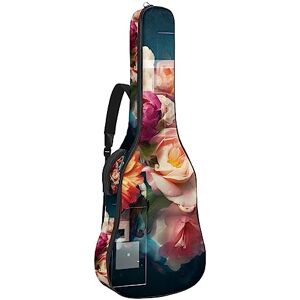 Jinruiqzdz2 Acoustic Guitar Bag - Pretty Print - Flowers Guitar Gig Bag - 41 42 43 inch Guitar Case - Fits Most Guitar Sizes Jinruiqzdz2 Acoustic Guitar Bag - Pretty Print - Flowers Guitar Gig Bag - 41 42 43 inch Guitar Case - Fits Most Guitar Sizes