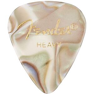 Fender Premium Celluloid Guitar Picks 351 Shape, Guitar Accessories, Abalone, Heavy, 144-Pack Fender Premium Celluloid Guitar Picks 351 Shape, Guitar Accessories, Abalone, Heavy, 144-Pack