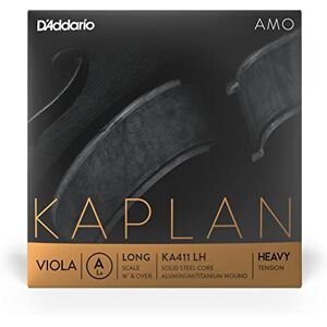 D'Addario Kaplan Amo Viola String Single A String KA411 LH Viola Strings Long Scale, Heavy Tension D'Addario Kaplan Amo Viola String Single A String KA411 LH Viola Strings Long Scale, Heavy Tension