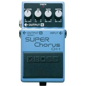 Boss CH-1 SUPER Chorus Classic Compact Chorus Effects Pedal Cystal-Clear Tone for Guitar & Keyboards Versatile Sound Shaping Mono & Stereo Connectivity Easy-to-Use Controls Boss CH-1 SUPER Chorus Classic Compact Chorus Effects Pedal Cystal-Clear Tone for Guitar & Keyboards Versatile Sound Shaping Mono & Stereo Connectivity Easy-to-Use Controls