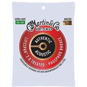 MARTIN MA530T Authentic Acoustic LifeSpan 2.0 Phosphor Bronze Extra Light ( 10-47 ) MA530T MARTIN MA530T Authentic Acoustic LifeSpan 2.0 Phosphor Bronze Extra Light ( 10-47 ) MA530T