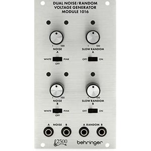 Behringer DUAL NOISE / RANDOM VOLTAGE GENERATOR MODULE 1016 Legendary 2500 Series Dual Noise Source Module for Eurorack Behringer DUAL NOISE / RANDOM VOLTAGE GENERATOR MODULE 1016 Legendary 2500 Series Dual Noise Source Module for Eurorack