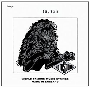 Rotosound Strings for Electric Bass TRU BASS NYLON FLATWOUND Single String LOW B NYLON FLATW TBL135 Rotosound Strings for Electric Bass TRU BASS NYLON FLATWOUND Single String LOW B NYLON FLATW TBL135