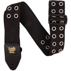 Ernie Ball Premium Guitar Strap/Bass Strap Hole Lotta Metal Silver Ernie Ball Premium Guitar Strap/Bass Strap Hole Lotta Metal Silver