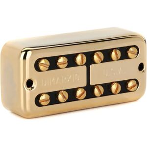 DiMarzio ® PAF'Tron™, Neck Pickup, Standard Spaced, Gold Cover, Black Insert DiMarzio ® PAF'Tron™, Neck Pickup, Standard Spaced, Gold Cover, Black Insert