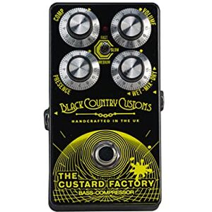 Laney Black Country Customs The Custard Factory Compressor Boutique Bass Effect Pedal, (BCC-TCF) Bass guitar compressor pedal Laney Black Country Customs The Custard Factory Compressor Boutique Bass Effect Pedal, (BCC-TCF) Bass guitar compressor pedal