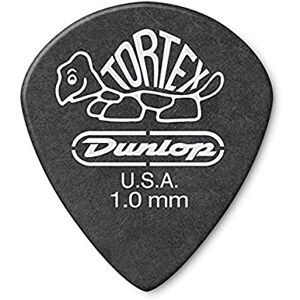 Dunlop 482R1.0 Guitar Picks, 1.0 mm, Pitch Black Dunlop 482R1.0 Guitar Picks, 1.0 mm, Pitch Black