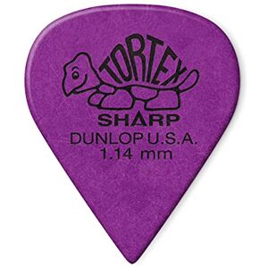 Dunlop 412R1.14 Tortex® Sharp, Purple, 1.14mm, 72/Bag Dunlop 412R1.14 Tortex® Sharp, Purple, 1.14mm, 72/Bag
