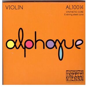 Thomastik Strings for Violin Alphayue Nylon Core Set 3/4, Scale 305mm/12 Thomastik Strings for Violin Alphayue Nylon Core Set 3/4, Scale 305mm/12