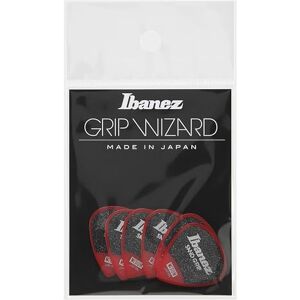 Ibanez Grip Wizard Series Sand Grip Flat Pick Red Pack of 6 (PPA16MSG-RD) Ibanez Grip Wizard Series Sand Grip Flat Pick Red Pack of 6 (PPA16MSG-RD)