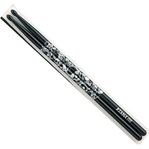 TAMA -O7A-S-BS Drumsticks Skull Pattern Black Pair Length 390 mm Diameter 13 mm TAMA -O7A-S-BS Drumsticks Skull Pattern Black Pair Length 390 mm Diameter 13 mm