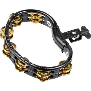 Meinl Percussion Tambourine Mountable Instrument 2-Row Tambourine With Holder ABS Plastic / Brass, Black / Gold (TMT2B-BK) Meinl Percussion Tambourine Mountable Instrument 2-Row Tambourine With Holder ABS Plastic / Brass, Black / Gold (TMT2B-BK)