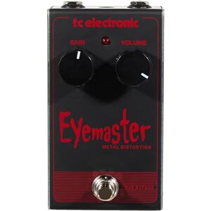 TC Electronic EYEMASTER METAL DISTORTION Skull-Pounding Metal Distortion Pedal with 2-Knob Interface for Insane Gain TC Electronic EYEMASTER METAL DISTORTION Skull-Pounding Metal Distortion Pedal with 2-Knob Interface for Insane Gain