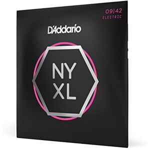D'Addario Electric Guitar Strings, NYXL Nickel Plated, NYXL0942, Super Light Gauge 09-42, 6-String Set, Pack of 1 D'Addario Electric Guitar Strings, NYXL Nickel Plated, NYXL0942, Super Light Gauge 09-42, 6-String Set, Pack of 1