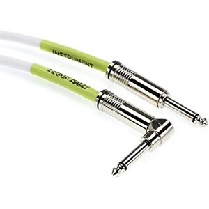 Ernie Ball 20 ft Straight / Angle Instrument Cable White Ernie Ball 20 ft Straight / Angle Instrument Cable White