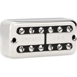 DiMarzio ® New’Tron™, Neck Pickup, Standard Spaced, Nickel Cover, Black Insert DiMarzio ® New’Tron™, Neck Pickup, Standard Spaced, Nickel Cover, Black Insert