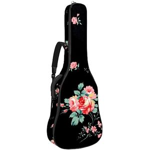 Jinruiqzdz2 Acoustic Guitar Bag - Floral Pattern Beautiful Little Flowers Guitar Gig Bag - 41 42 43 inch Guitar Case - Fits Most Guitar Sizes Jinruiqzdz2 Acoustic Guitar Bag - Floral Pattern Beautiful Little Flowers Guitar Gig Bag - 41 42 43 inch Guitar Case - Fits Most Guitar Sizes
