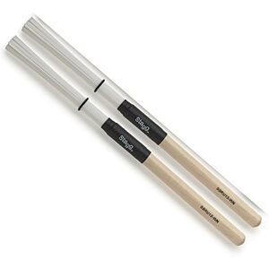 Stagg SBRU10-WN Nylon Wooden Handle Drum Brushes Stagg SBRU10-WN Nylon Wooden Handle Drum Brushes