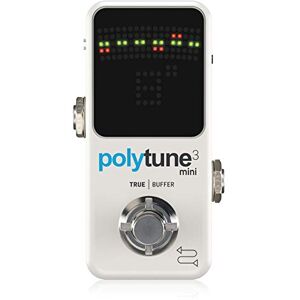 TC Electronic POLYTUNE 3 MINI Tiny Polyphonic Tuner with Multiple Tuning Modes and Built-In BONAFIDE BUFFER TC Electronic POLYTUNE 3 MINI Tiny Polyphonic Tuner with Multiple Tuning Modes and Built-In BONAFIDE BUFFER