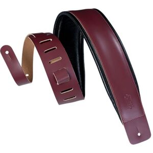 Levy's DM1PD‐BRG 2.5-inch Leather Guitar Straps ‐ Burgundy Levy's DM1PD‐BRG 2.5-inch Leather Guitar Straps ‐ Burgundy
