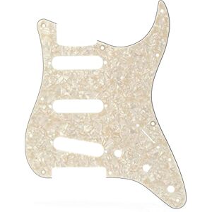 Fender Pickguard, Stratocaster® S/S/S, 11-Hole Mount, Aged White Pearl, 4-Ply Fender Pickguard, Stratocaster® S/S/S, 11-Hole Mount, Aged White Pearl, 4-Ply