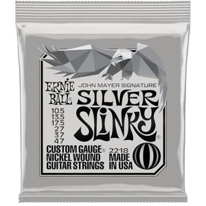 Ernie Ball John Mayer Silver Slinky Nickel Wound Electric Guitar Strings 10.5-47 Gauge Ernie Ball John Mayer Silver Slinky Nickel Wound Electric Guitar Strings 10.5-47 Gauge