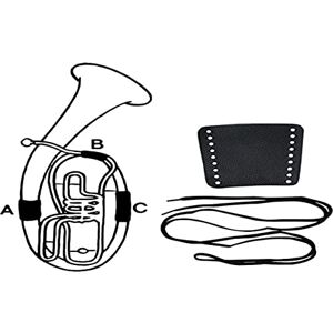 Gewa 720591 Handschutz Leder, Tenorhorn, Teil C, Schnürverschluss Gewa 720591 Handschutz Leder, Tenorhorn, Teil C, Schnürverschluss