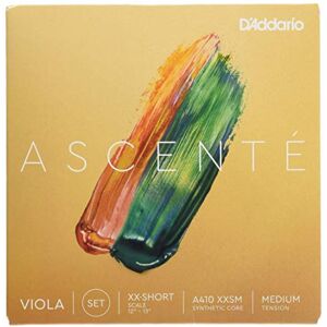 D'Addario Ascenté Viola Strings A410 XXSM Medium Tension Full Set Extra-Extra-Short Scale D'Addario Ascenté Viola Strings A410 XXSM Medium Tension Full Set Extra-Extra-Short Scale