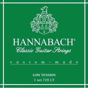 Hannabach Classical Guitar Strings Series 728 Low Tension Custom Made Set 728LT Hannabach Classical Guitar Strings Series 728 Low Tension Custom Made Set 728LT