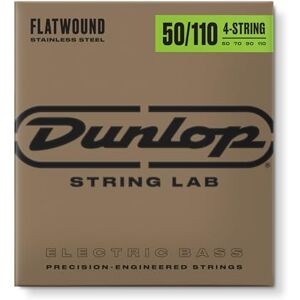 Dunlop DBFS50110 Long Scale Flat Thread Bass Strings 50-110 Dunlop DBFS50110 Long Scale Flat Thread Bass Strings 50-110
