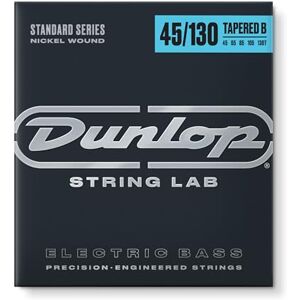 Dunlop DBN45130T Nickel Wound Bass Strings W/Tapered B, Medium.045–.130, 5 Strings/Set Dunlop DBN45130T Nickel Wound Bass Strings W/Tapered B, Medium.045–.130, 5 Strings/Set