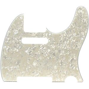 Fender 099 2174 4 Ply Knitting Pattern with Aged White Pearl 8 Hole Mount Telecaster Pickguard Fender 099 2174 4 Ply Knitting Pattern with Aged White Pearl 8 Hole Mount Telecaster Pickguard