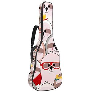 Jinruiqzdz2 Acoustic Guitar Bag - Sloth Faces Guitar Gig Bag - 41 42 43 inch Guitar Case - Fits Most Guitar Sizes Jinruiqzdz2 Acoustic Guitar Bag - Sloth Faces Guitar Gig Bag - 41 42 43 inch Guitar Case - Fits Most Guitar Sizes