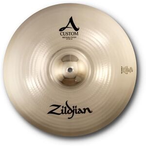 Zildjian A Custom Series 16 Inch Medium Crash Cymbal Brilliant Finish Assorted Colors Zildjian A Custom Series 16 Inch Medium Crash Cymbal Brilliant Finish Assorted Colors