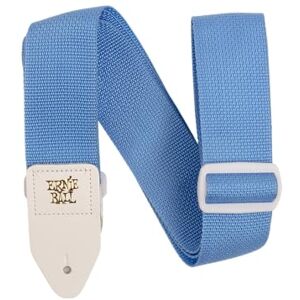 Ernie Ball Soft Blue and White Polypro Guitar Strap Ernie Ball Soft Blue and White Polypro Guitar Strap