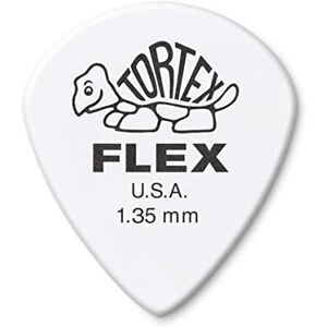 Dunlop 468R1.35 Tortex Flex Jazz III Guitar Pick, 1.35mm, White 72 Pack Dunlop 468R1.35 Tortex Flex Jazz III Guitar Pick, 1.35mm, White 72 Pack