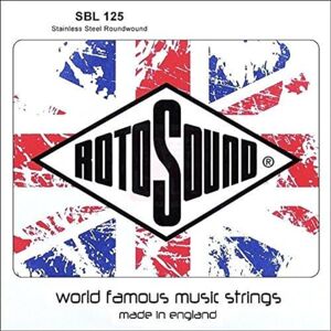 Rotosound Strings for Electric Bass STAINLESS Single Strings SWING 66 .125"w/3.17mm wound SBL125 Rotosound Strings for Electric Bass STAINLESS Single Strings SWING 66 .125"w/3.17mm wound SBL125