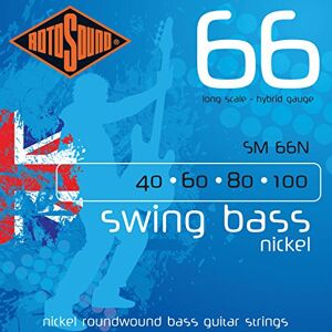 Rotosound SM66N Nickel Hybrid Gauge Roundwound Bass Strings (40 60 80 100) Rotosound SM66N Nickel Hybrid Gauge Roundwound Bass Strings (40 60 80 100)