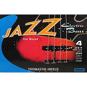 Thomastik Saiten für E-Bass Jazz Bass Flat Wound Satz JF364 4-string super long scale 36",Silver Thomastik Saiten für E-Bass Jazz Bass Flat Wound Satz JF364 4-string super long scale 36",Silver