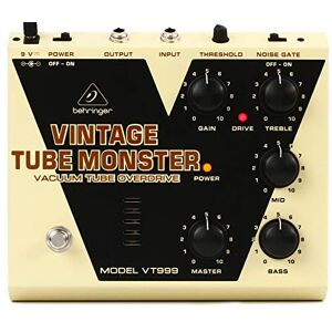 Behringer VINTAGE TUBE MONSTER VT999 Classic Vacuum Tube Overdrive Behringer VINTAGE TUBE MONSTER VT999 Classic Vacuum Tube Overdrive