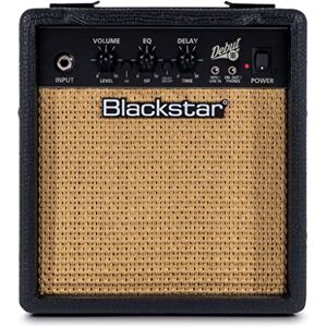 BLACKSTAR Debut 10E Beginners Practice Electric Guitar Amplifier Combo With Delay Effect 10 Watt Headphone Input/Line In MP3 Playback (Black) BLACKSTAR Debut 10E Beginners Practice Electric Guitar Amplifier Combo With Delay Effect 10 Watt Headphone Input/Line In MP3 Playback (Black)