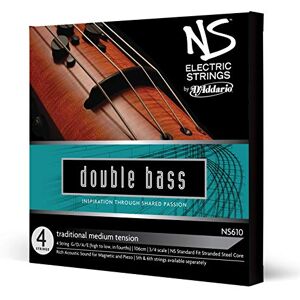 D'Addario NS Electric 3/4 Scale Medium Tension Traditional Bass String Set D'Addario NS Electric 3/4 Scale Medium Tension Traditional Bass String Set