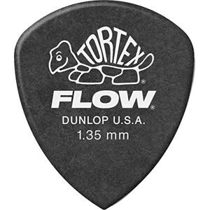 Dunlop Tortex Flow Standard Guitar Picks (558R1.35), Black, 1.35mm Dunlop Tortex Flow Standard Guitar Picks (558R1.35), Black, 1.35mm